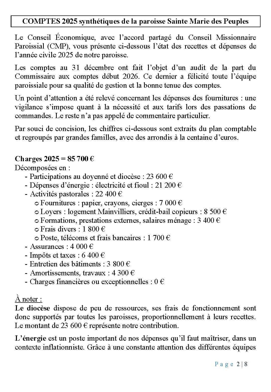Feuille paroissiale de juin 2026